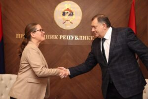 Dodik s ambasadorkom Švedske: Srpska odbacuje svaku vrstu djelovanja Šmita