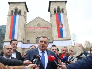Dodik: Velika čast što sam izabran za kuma Hrama Svetog Save u Foči