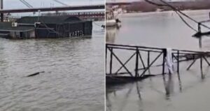“Cunami” oduvao splav u Beogradu