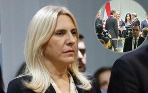 NIJE BILO BAŠ SRDAČNO: Šmit iskoristio priliku i slikao se sa Cvijanovićevom