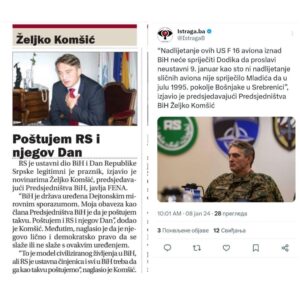 Koji Komšić od ove dvojice govori ono što zaista misli?