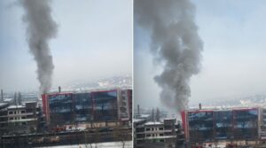 Veliki požar na pijaci Heco u Sarajevu