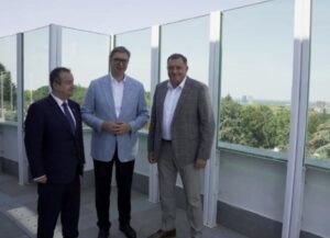 Dodik, Vučić i Dačić razgovarali u Beogradu