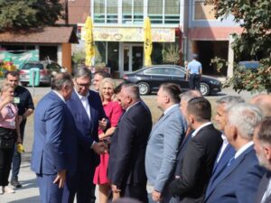 Dodik i Vučić stigli na otvaranje Doma zdravlja “Srbija” u Stanarima