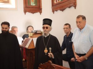 Dodik prisustvovao Svetoj liturgiji u manastiru Stuplje