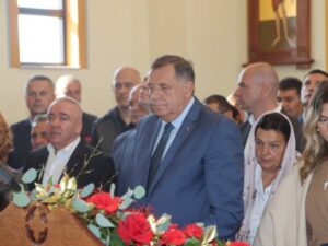 Osveštanje hrama u Dervišima, prisustvuje Dodik