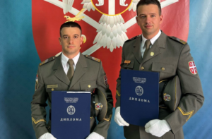 Dva pripadnika MUP-a Srpske u Beogradu dobila čin vojnih oficira