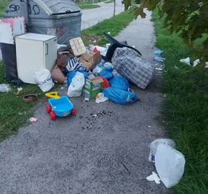 Ada se guši u smeću; 70 stanova, a 1 kontejner FOTO