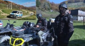 Helikopteri nadlijeću selo gdje je viđen ubica Balijagić, policijska vozila pristižu sa svih strana, steže se obruč