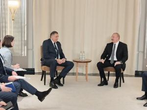 “SRPSKA ZAHVALNA ZA PRIJATELJSKI ODNOS”: Predsjednik Srpske sa predsjednikom Azerbejdžana