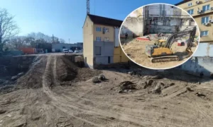 INVESTICIJA OD 100 MILIONA U ZASTOJU: Gradilište hotela Palas u centru Banjaluke prazno