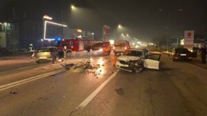 Sudar više vozila u Banjaluci, intervenisali vatrogasci
