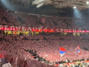 Koreografija “delija” posvećena Srpskoj; Beogradska arena u bojama VRS (VIDEO)
