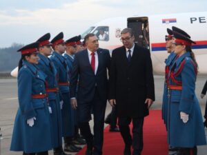 Predsjednik Srpske dočekao predsjednika Srbije