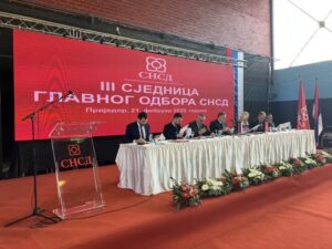 U Prijedoru sjednica Glavnog odbora SNSD-a: Amidžić: Najjača smo stranka i nosimo teret (FOTO)