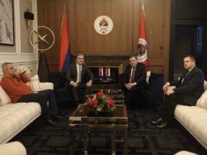 Dodik sa Selakovićem: Institucije Srpske djeluju na očuvanju Ustava BiH i svoje dejtonske pozicije