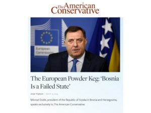 Veliki intervju predsjednika Srpske za američki časopis