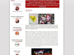 Italijanski centar za inicijative istine i pravde pisao o političkoj situaciji u BiH i o sramnoj presudi predsjedniku Srpske