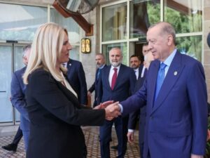 Cvijanovićeva i članovi Predsjedništva sa Erdoganom: Dijalog u okviru domaćih institucija od ključnog značaja