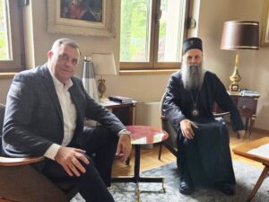 Dodik se sastao sa patrijarhom Porfirijem: SPC nije samo stub mjere, nego oslonac jedinstva i čuvar identiteta