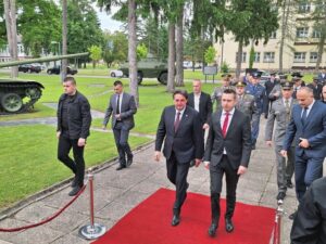 Goganović dočekao ministra odbrane Srbije