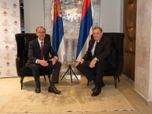 Predsjednik Srpske sa premijerom Srbije u Višegradu