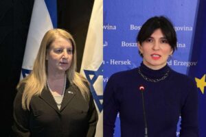 Ambasadorka Peleg odgovorila Sabini Ćudić: Zbog vas Jevreji u Sarajevu iz straha skrivaju svoje simbole