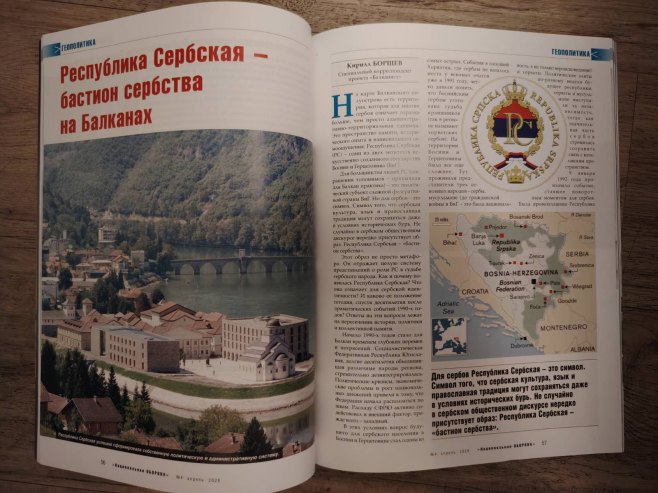 Ugledni ruski časopis objavio tekst: Republika Srpska – bastion srpstva uz vođstvo lidera Milorada Dodika