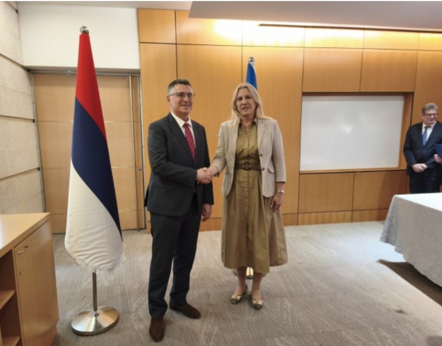 Cvijanović sa izraelskim ministrom spoljnih poslova